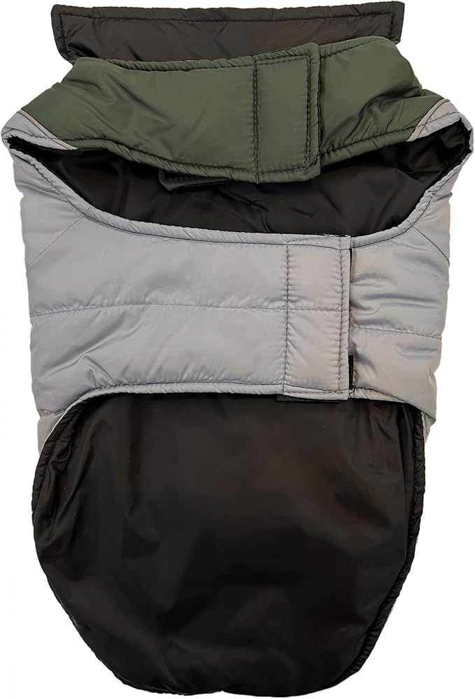 Pets First Collegiate Michigan State Spartans Puffer Vest for Dogs & Cats. Size Medium. Warm, Cozy, and Waterproof Dog Coat, for Small and Large Dogs/Cats.