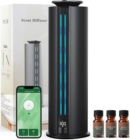1800 Sq Ft Cordless Waterless Diffuser, 100ml Hotel Collection Diffuser Scent
