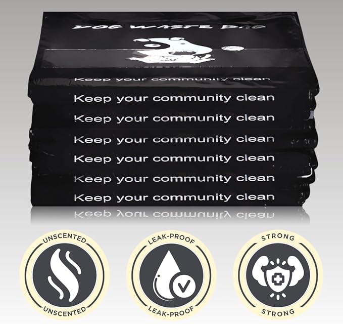 The Original Poop Bags® Recycled Bulk Dog Waste Bags, Thick & Leak-Proof, Durable Pull-Strap Dog Poop Bags, 3,200 Count