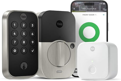 Yale Assure Lock 2 Keypad with Wi-Fi Connect, Satin Nickel Deadbolt