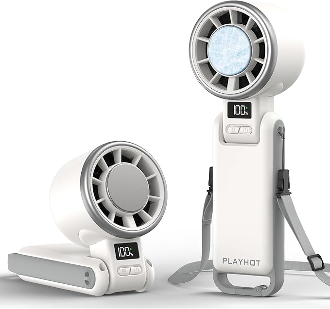 PlayHot Upgraded Portable Handheld Fan