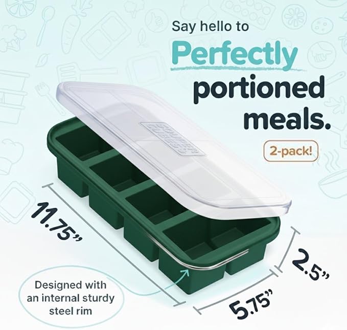 Souper Cubes 1 Cup Silicone Freezer Tray