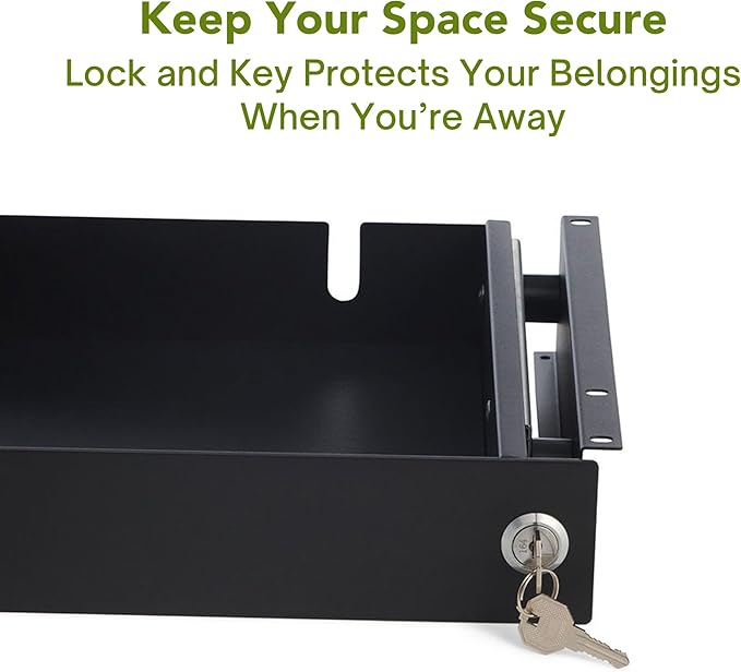 PERFECT POSTURE Max Under Desk Storage Drawer – Large Desk Drawer