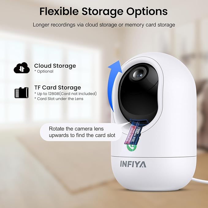 2K Security Camera Indoor-360 Cameras