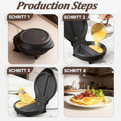 Dual Zone Electric Omelette Maker