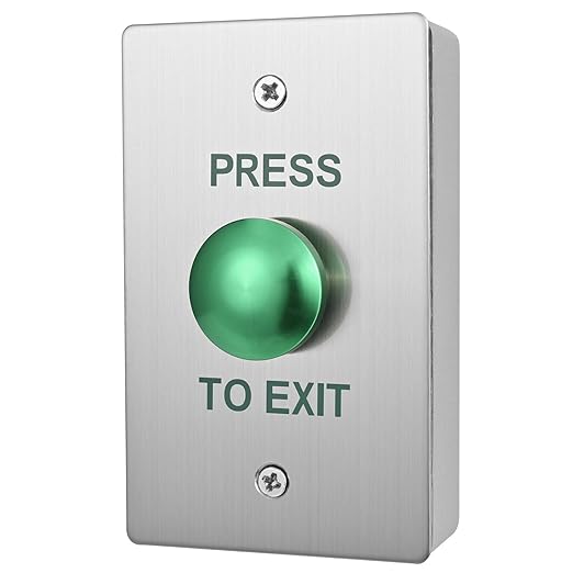 Push to Exit Button for Door Access Control Big Press Button Waterproof