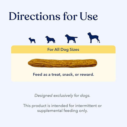 Honest Paws Dog Jerky Treats - All-Natural Jerky Dog Treats for Training Pets - Human Grade Sticks - Real USA Chicken