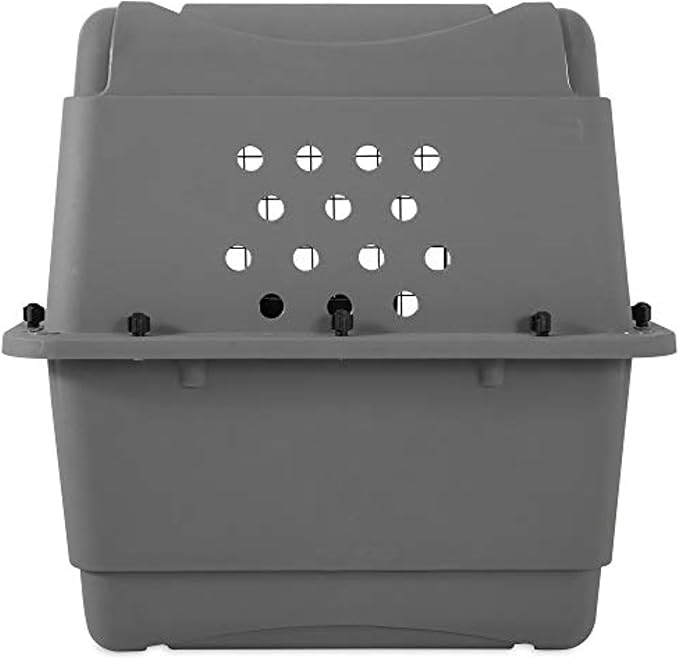 Petmate Sky Kennel - For Air and Travel, Airline Compliant Dog Crate for Pets up 15-30 lbs, Heavy Duty Dog Kennel, Made in the USA- 28 Inches