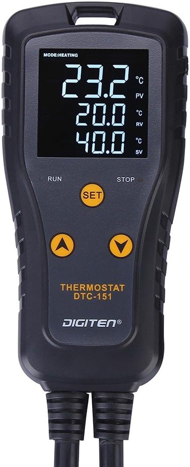 DIGITEN 110V 15A Temperature Controller DTC151 Plug in Thermostat Outlet