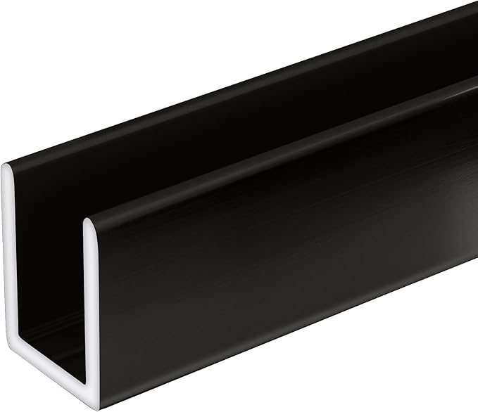 Brixwell SDCD38GM-CCP18-XCP10 Gun Metal 3/8" Fixed Panel Shower Door Deep