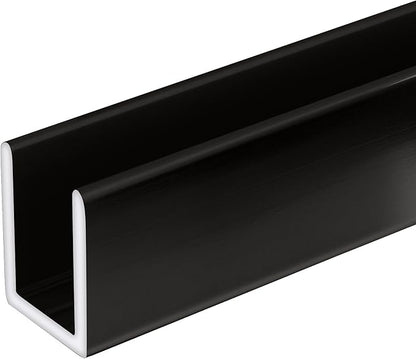 Brixwell SDCD38GM-CCP18-XCP10 Gun Metal 3/8" Fixed Panel Shower Door Deep