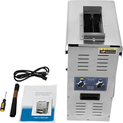 Commercial Burger Bun Toaster, 2000W Commercial Hamburger Bread Baking Machine