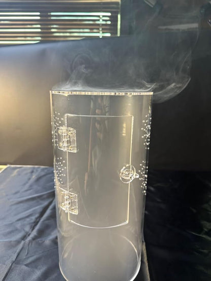 Front Opening Terrarium Jumping Spider Enclosure,Tall Arboreal Tarantula Enclosure Terrarium with Cross Ventilation,Waterproof Acrylic Reptile Enclosure