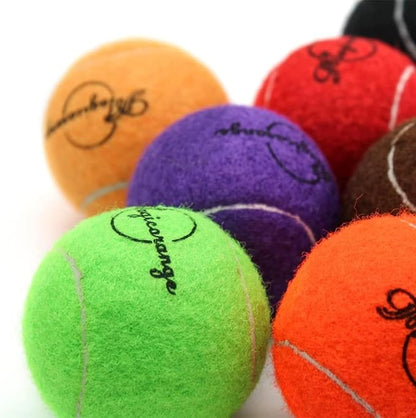 Magicorange Tennis Balls, 12 Pack Advanced Training Tennis Balls Practice Balls, Come with Mesh Bag for Easy Transport, Good for Beginner Training Ball
