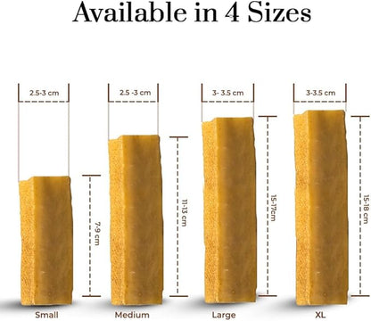 Dogsee Original Himalayan Yak Cheese Dog Chews (Small - 3 Bars) | Fights Plaque and Tartar| Yak Chews for Small Dogs | Rawhide Free | Easily Digestible Dog Treats