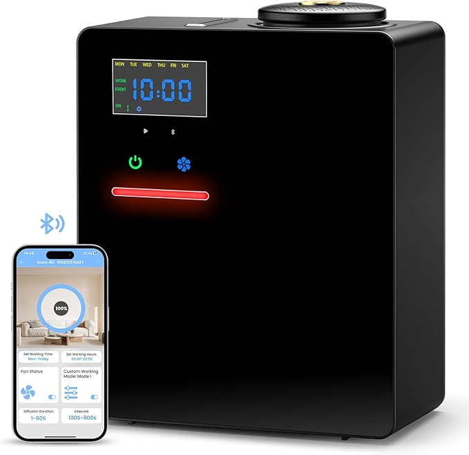 Waterless Essential Oil Diffuser 5000 Sq.Ft Coverage
