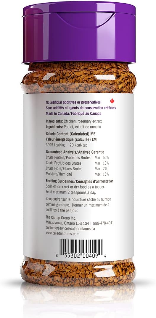 Caledon Farms Chicken Sprinkles Dog Food Topper - 120g (1 Pack)