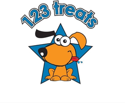 123 Treats - Knee Cap Beef Bones 100% Natural Dog Bones, Made from Premium USA Grass Fed Beef, Pack of 10