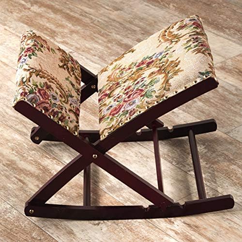 Foldable Upholstered Rocking Footrests - Floral