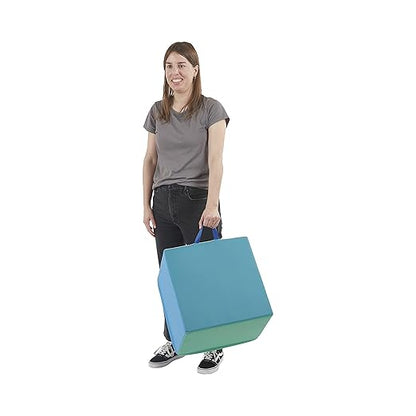 ECR4Kids SoftZone Adult Cozy Cube, Flexible Seating, Contemporary
