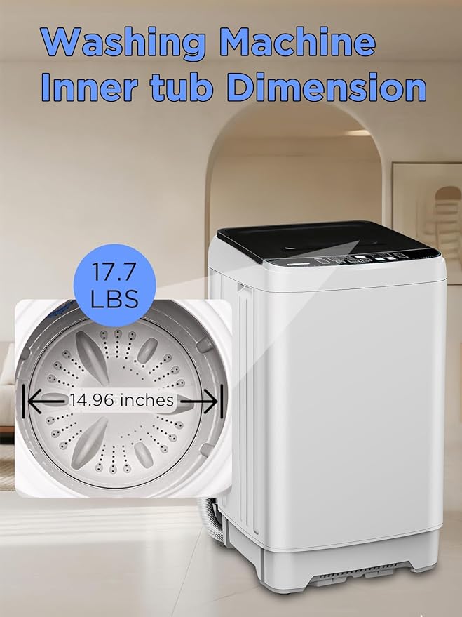 17.7 lbs Full Automatic Washing Machine