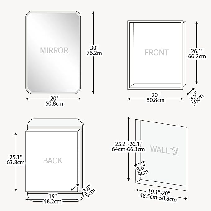 Rectangle Medicine Cabinet