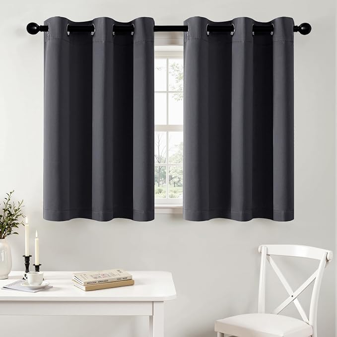 MIULEE Short Curtains for Windows