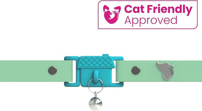 Kittyrama Meadow Cat Collar with Bell. Breakaway Collar. Won't Rub Fur. Lightweight, Soft & Comfy