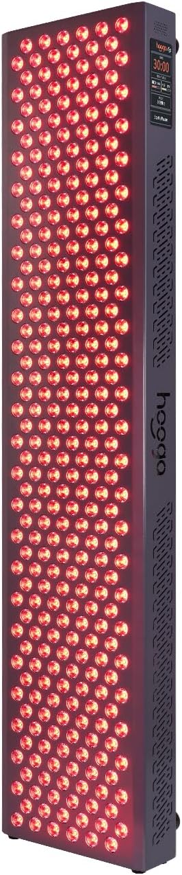 Hooga Red Light Therapy, 300 Quad Chip Flicker Free LEDs, Ultra Series