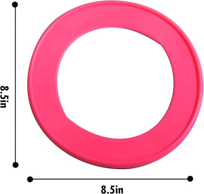 Dog Flying Disc, 4 Pack Dog Toy Gift Set for Medium & Large Dogs, Floating Frisbee for Water Pool Beach, Lightweight Soft Frisbee for Fetch, Tug of War, Catch, Play, 8.5 inch