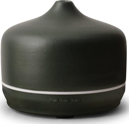 Porseme 500ml Ceramic Essential Oil Diffuser Aromatherapy Ultrasonic Cool Mist