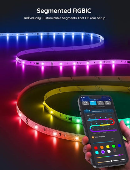 Govee RGBIC LED Strip Lights, 32.8ft Smart LED Lights