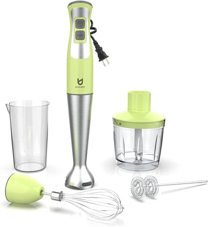 Immersion Hand Blender, UTALENT 5-in-1 8-Speed Stick Blender