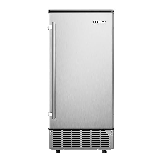 Commercial Ice Maker Machine 85Lbs/Day, 24Lbs Storage, Built-in Undercounter