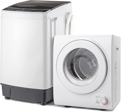 ROVSUN 1.5CuFt Portable Clothes Dryer and 17.6LBS Full-Automatic Washing