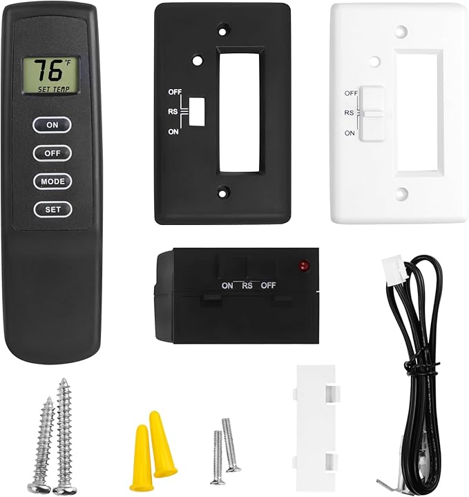 Upgraded Fireplace Remote Control Kit, Fit