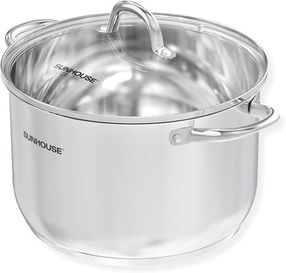 SUNHOUSE Stainless Steel Stock Pot