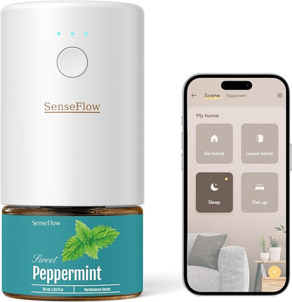 SF101S Pro Smart Waterless Essential Oil Diffuser, Plug in Aromatherapy