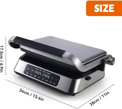 Panini Waffle Maker Combo | Panini Grill Press Sandwich Maker, Smokeless Indoor