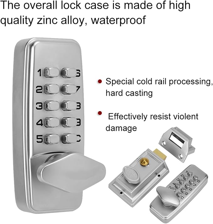 Keyless Entry Smart Door Lock, Deadbolt Digital Electronic Lock