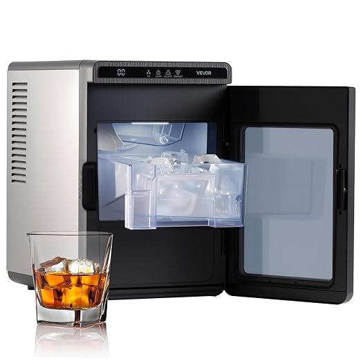 VEVOR Countertop Ice Maker, 22 lbs per Day, Self-Cleaning Portable Machine