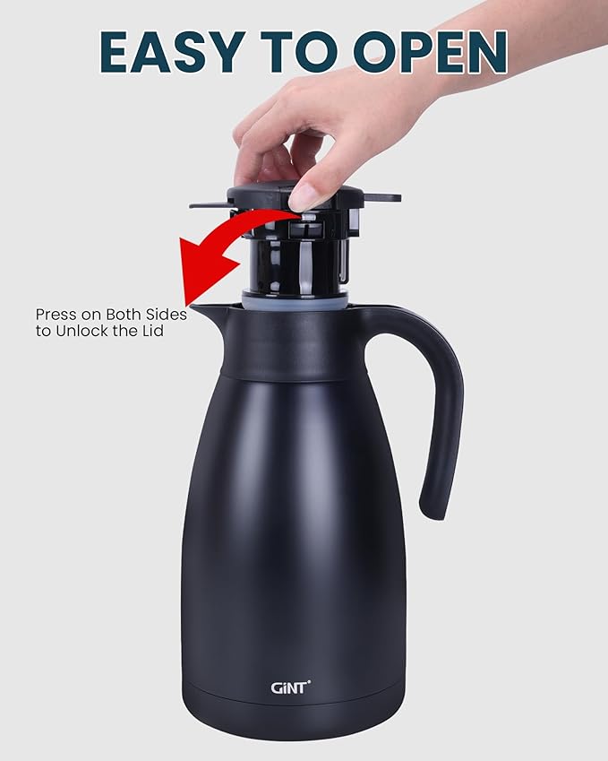 GiNT 51Oz Stainless Steel Thermal Coffee Carafe