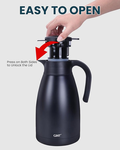 GiNT 51Oz Stainless Steel Thermal Coffee Carafe