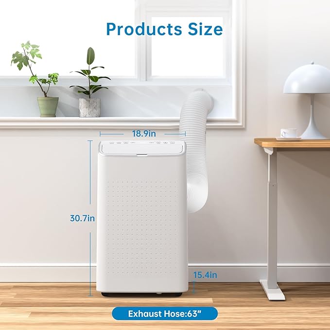 Portable Air Conditioners, 15000 BTU Cooling Capacity