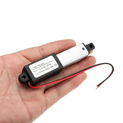 NORJIN Mini Electric Linear Actuator 12V 2 inch Stroke, Speed 0.6inch/s