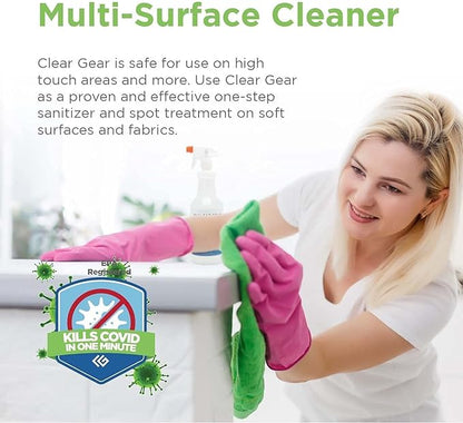 Clear Gear Disinfectant Cleaner, and Deodorizer
