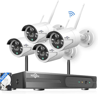 Hiseeu 5MP Wireless Security Camera System