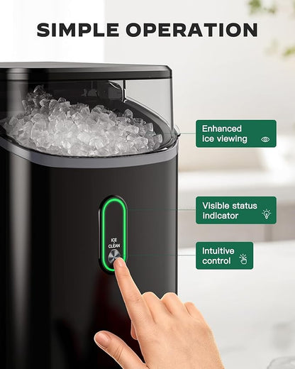 Silonn Nugget Ice Maker Countertop, Pebble Ice Maker