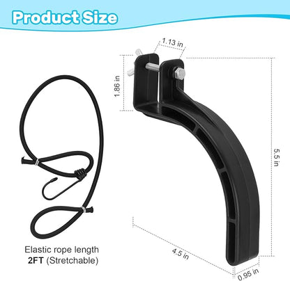 LJB Climbing Tree Stand Accessory Treestands Footrest Kit Suitable for Square Tubes for 1-inch Tree Stands Come with Screws and Safety Ropes