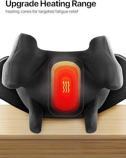 Cordless Neck Massager with Heat, Shiatsu Neck and Back Massager